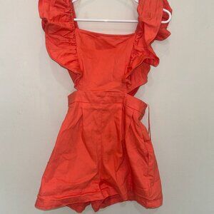 Flying Tomato Romper in Coral